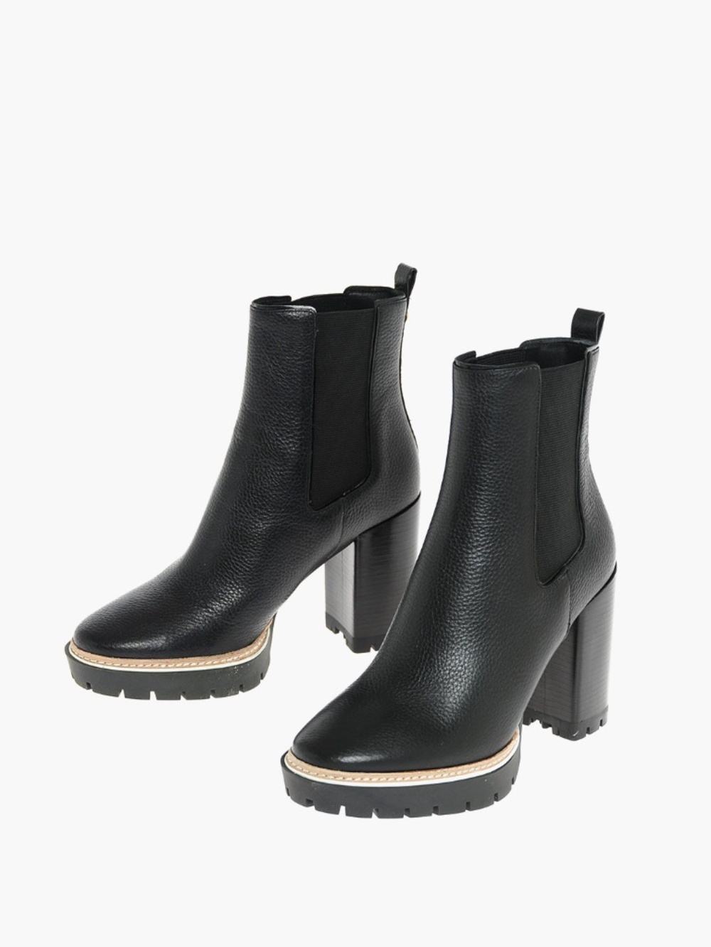Tory Burch Miller Lug Sole Chelsea Bootie - Black (NIB)